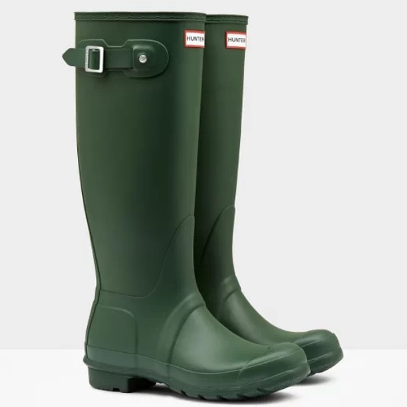 Hunter Shoes - NEW WOT Hunter Original Tall Matte Rainboot- Green